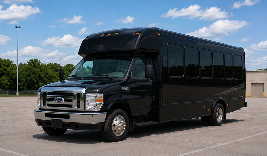 20-passenger minibus available for charter in Tuscaloosa, AL