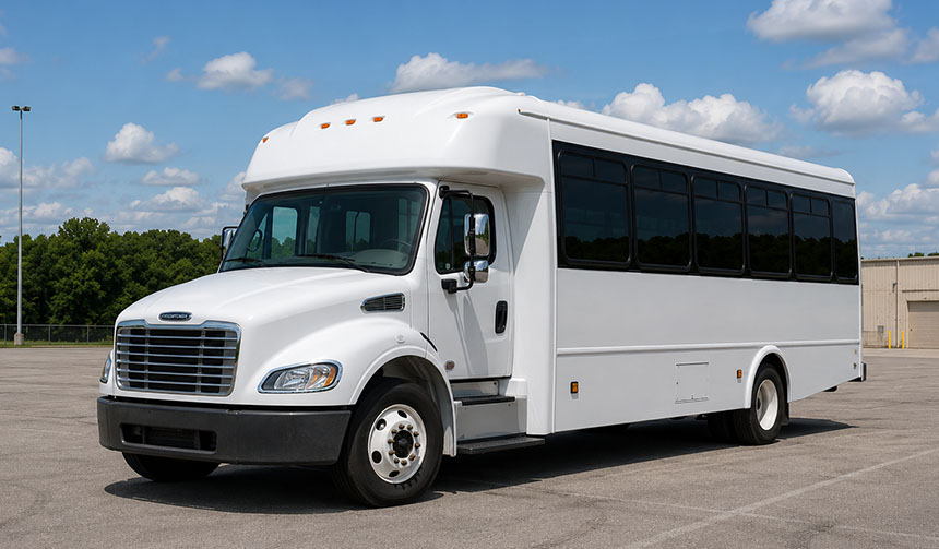 25-passenger minibus available for charter in Tuscaloosa, AL
